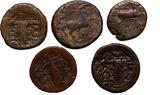 Greek AE tetradrachm, trichalkon, dichalkon 2nd-1st. cent. BC SOLD AS SEEN, NO RETURNS ON LOT !!!