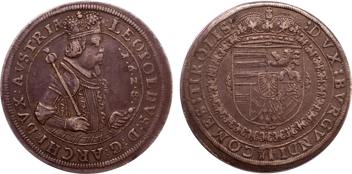 Austria taler 1628 Leopold V., Hall | MA-Shops