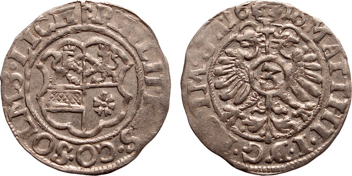 Germany 3 Kreuzer 1616 Solms-Lich, Philipp (1613-1631) | MA-Shops