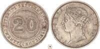 Straits Settlements 20 cents Victoria -