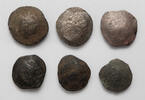 Byzantine Empire aspron trachy lot of 6pcs inc. billon -