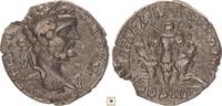 Roman Empire AR denarius Septimius Severus, PART ARAB, PART ADIAB / COS II PP -