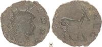 Roman Empire Antoninianus Gallien, DIANAE CONS AVG, Antelope advancing right -