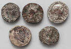 Roman Empire AR denarius 5 pcs lot -