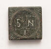 Byzantine Empire weight inlaid with silver -