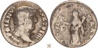 Roman Empire AR denarius Hadrian, MONETA AVG, Moneta standing -