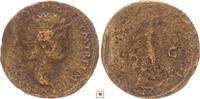 Roman Empire dupondius orichalcum Nero, VICTORIA AVGVSTI, Victory advancing left -