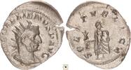 Roman Empire AR Antoninianus Gallien, SPES PVBLICA, Spes advancing left -