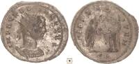 Roman Empire AR Antoninianus Aurelianus, FIDES MILITVM, Emperor receiving globe from Jupiter, Cyzicus -