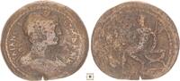 Egypt, Alexandria drachm Trajan, Emperor seated on curule chair, trophy and kneeling captive before -