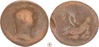 Egypt, Alexandria drachm Trajan, Nile reclining left on crocodile -