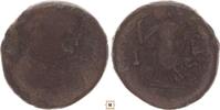Judea AE 23mm Ascalon, Trajan, Tyche - Astarte standing on Galley -