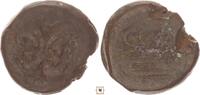 Roman Republic AE As L. Cornelius Cinna, Head of Janus / Prow -
