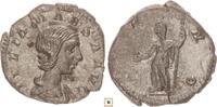 Roman Empire AR denarius Julia Maesa, IVNO, Juno standing -
