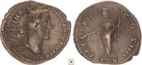 Roman Empire AR denarius Antoninus Pius, TR POT XIIII COS IIII / PAX, Pax standing -
