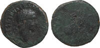 Roman Empire AE As Trajan, Victory holding shield inscribing SPQR -