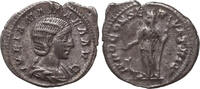 Roman Empire AR denarius Julia Mamaea, Juno standing -