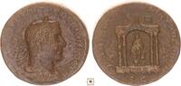 Seleukis and Pieria AE 30mm Trebonianus Gallus, Tyche seated in tetrastyle temple, Antioch -