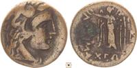 Greek-Thrace AE 15mm Lysimacheia, Head of Herakles / Nike standing -