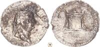 Roman Empire AR denarius Domitian as Caesar, PRINCEPS IVVENTVTIS, Garlanded and lighted altar -