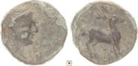 Greek - Troas, Zeleia AE 10mm Head of Artemis / Stag standing right -