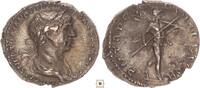 Roman Empire AR denarius Trajan, PM TR P COS VI PP SPQR, Mars carrying spear and trophy -