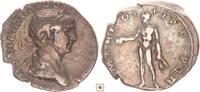 Roman Empire AR denarius Trajan, PM TR P COS VI PP SPQR, Genius standing -