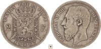 Belgium 2 francs Leopold II. -