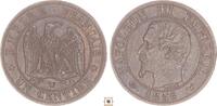 France 1 centime Napoleon III., Lille -