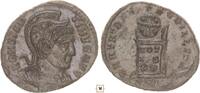 Roman Empire AE follis Constantine I., VOT/IS/XX, Globe on altar -