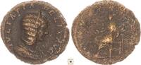 Roman Empire AE As Julia Domna, VENVS GENETRIX, Venus seated -