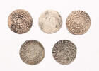 Germany Pfalz - Veldenz 2 kreuzer Georg Johann, 5pcs lot -