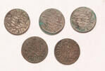 Bayern 1 kreuzer Maximilian III. Joseph, lot of 5pcs -