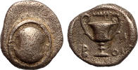 AR Hemidrachm c.  395-340 BC Yunan Boeotia Thebes, Kalkan / Kantharos 120,00 EUR + 8,00 EUR kargo