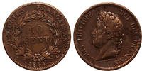 France Colonies 10 centimes Louis Philippe, Marquesas Islands -