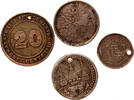 Southeast Asia 1/4 baht, 1/8 rupia, 20 cents SOLD AS SEEN, NO RETURNS ON LOT !!! -
