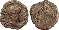 Roman Empire denar Septimius Severus, Carthage Dea Caelestis Seated on Lion -