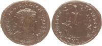 Roman Empire follis Licinius I., Nicomedia, Radiate bust / Jupiter with captive -