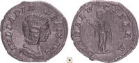 Roman Empire AR denarius Julia Domna, Diana -