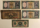 Greece 100 drachmai, 1000 drachmai 4 pcs lot of banknotes -