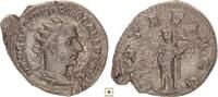 Roman Empire AR Antoninianus Trebonianus Gallus, PIETAS AVGG, Pietas standing -