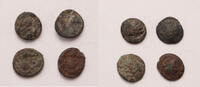 drachm 2nd - 1st cent. BC Celtic - Eastern Europe Lot of 4 pcs 