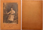Vatican photo with apostolic blessing to countess Berta Zichy -