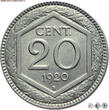 Kingdom of Italy / Königreich Italien 20 CENTESIMI, Esagono - bordo liscio 1920 Victor Emmanuel III MINT STATE (63/70)