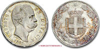 2 LIRE 1881 Kingdom of Italy / Königreich Italien Humbert I. König von Italien fast Stempelglanz
