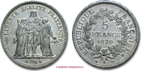 France / Frankreich 5 FRANCS Hercule GOVERNMENT OF NATIONAL DEFENSE -