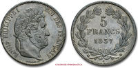 France / Frankreich 5 FRANCS Louis Philippe I -