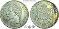 5 FRANCS / 5 FRANKEN 1868 A France / Frankreich Napoleon III. Kaiser der Franzosen gutes VZ (58/70)