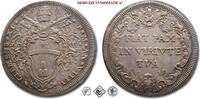MEZZA PIASTRA AN VIIII Papal States / Kirchenstaat / États pontificaux Papst Clemens XI. / FIAT PAX IN VIRTVTE TVA VZ (55/70)