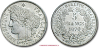 France / Frankreich 5 FRANCS Cérès GOVERNMENT OF NATIONAL DEFENSE -